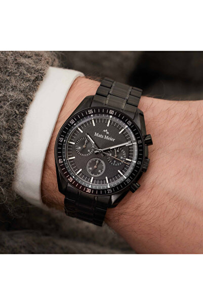 Mats Meier Arosa Racing Herren Uhr Schwarz Mm50016