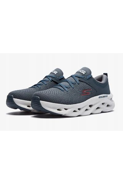 SKECHERS GO RUN SWIRL TECH Men's Running Shoes Gray