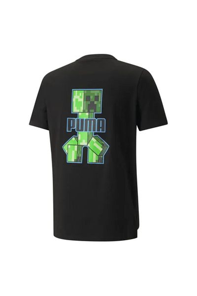Puma Tricou bărbătesc PUMA x MINECRAFT Graphic Tee Puma Black, negru