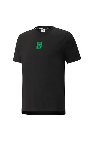 Puma Tricou bărbătesc PUMA x MINECRAFT Graphic Tee Puma Black, negru