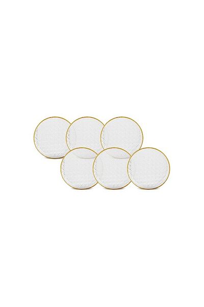Karaca Hazeran 6 Piece Glass Cake Set