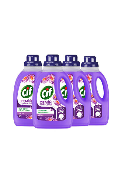 Cif Zemin Temizleyici Lotus 1500 ml x4