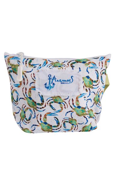 ANEMOSS Crab Green Makeup Bag