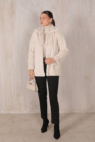 Melike Tatar Faux Fur Coat 32-2226