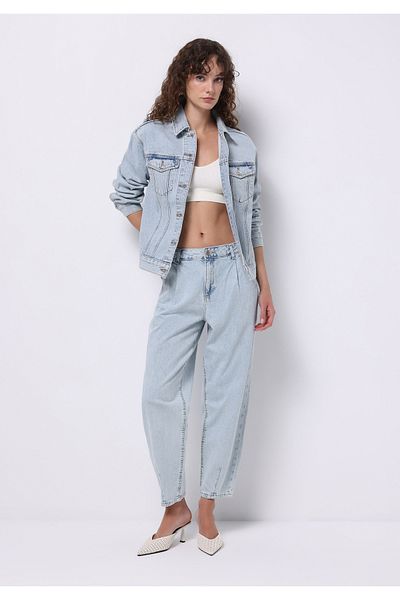 Colin's Pantaloni de damă Indigo Jean Barrel Fit