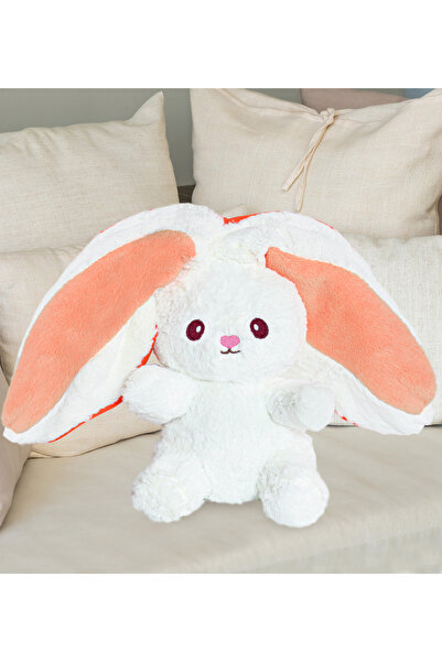 Özgüner Oyuncak Cute Plush Rabbit with Bag - Special for Lovers