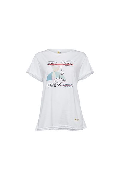 Biggdesign Faces Fashionaddict Women's T-shirt
