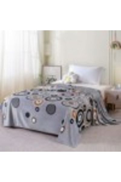 Pucioasa Cocolino blanket 200x230cm with colorful circles