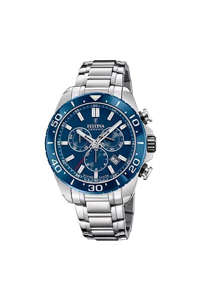 FESTİNA Festina Chrono Herren Uhr Silber F20042/2