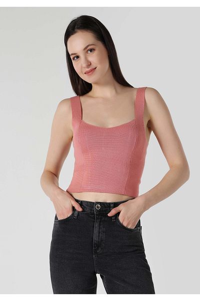 Colin's Tricou portocaliu pentru femei Slim Fit