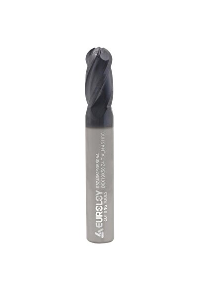 KARBÜR KÜRE FREZE Ø12X84 Z4 TİALN 45 HRC