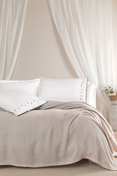 Yataş Double Coverlet Set - Floral