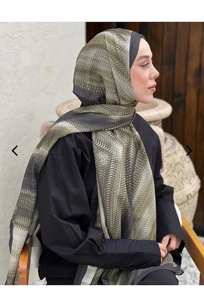 Modakaşmir Lina Khaki Shawl