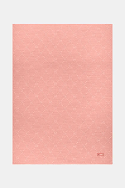 Vakko شال سلمون قطن/حرير