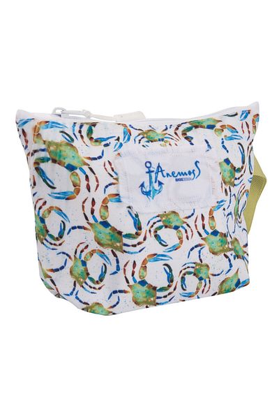ANEMOSS Crab Green Makeup Bag