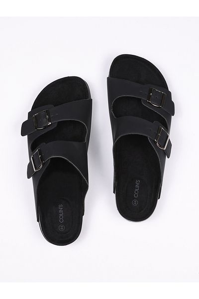 Colin's Men's Black Slippers