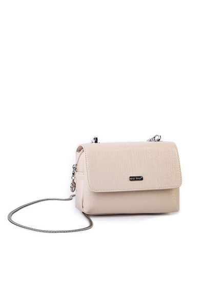Nas Bag Mini geantă de umăr și crossbody cu lanț pentru femei Sand (19x10 cm)
