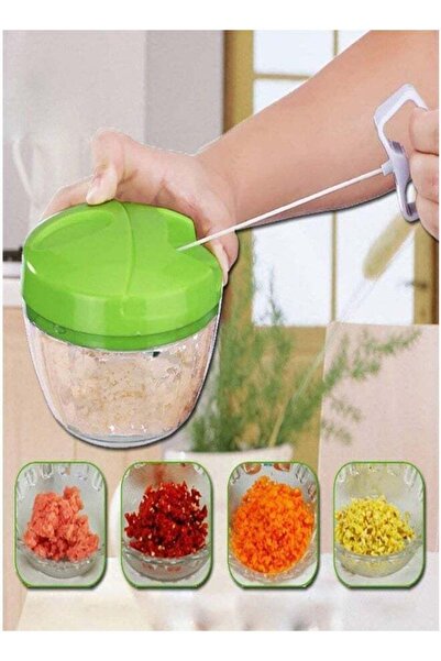 Denx Braxon Easy Rotate Slicer with Pull Cord, Manual Meat Grinder Chopper, Blender, Food Processor,