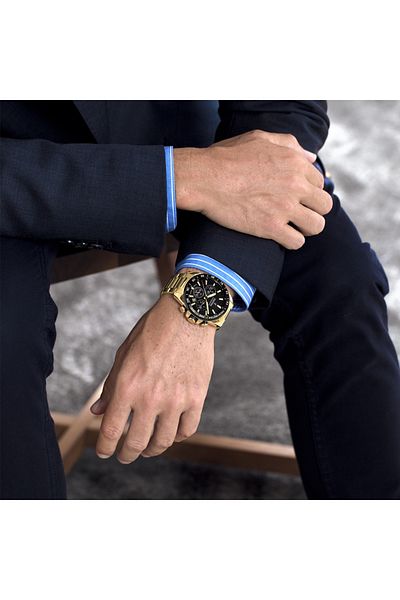 FESTİNA Festina Timeless Chrono Herren Uhr Gold F20634/5