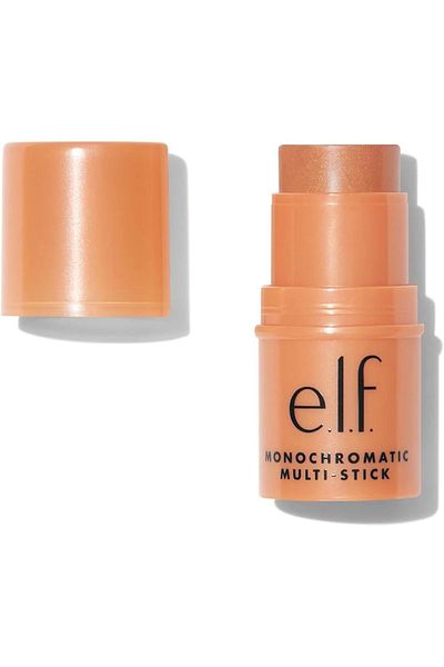 ELF e.l.f. Monochromatic Multi Stick Glowing Mango – Creamy, Blendable for Eyes, Lips & Cheeks