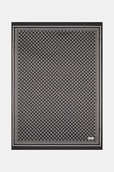 Vakko MONOGRAM DESENLİ İPEK ŞAL