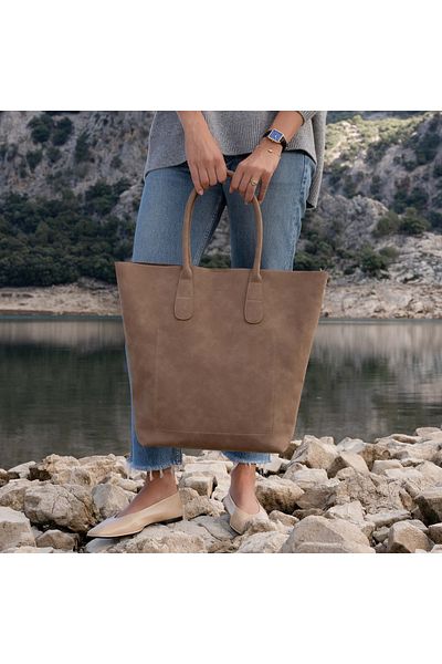 Violet Hamden Mein täglicher Taupe-Shopper Vh25025
