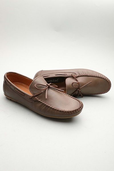 Gondol Men's Genuine Leather Classic Loafer Brown 41 Ttx.601220