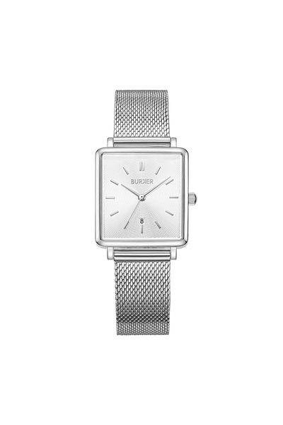 Burker Damenuhr Daisy Silber Mesh