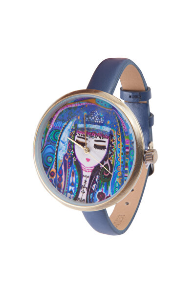 Biggdesign Blue Water Design Wrist Watch