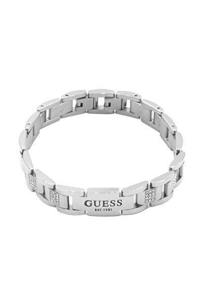 Guess Frontiers Silberfarbene Armband JUMB01342JWSTT-U
