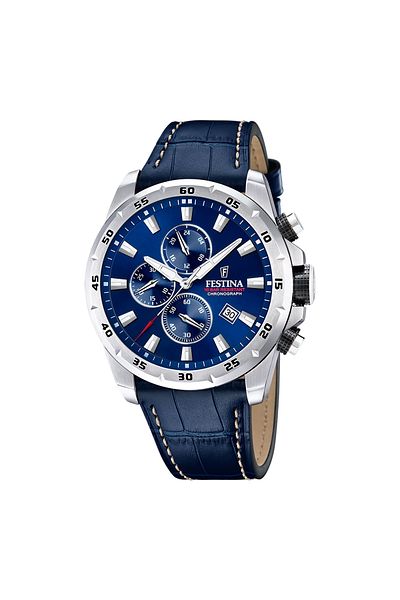 FESTİNA Festina Timeless Chrono Herren Uhr Blau F20692/2