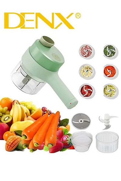 Denx Vegetable Chopper, Portable Electric Grinder, Rechargeable & Wireless Multi-Purpose Chopper for