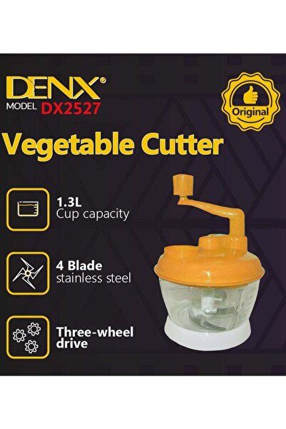 Denx Multifunctional Hand Chopper Kitchen Food Chopper Fruit Vegetable Chopper Meat Grinder Vegetable