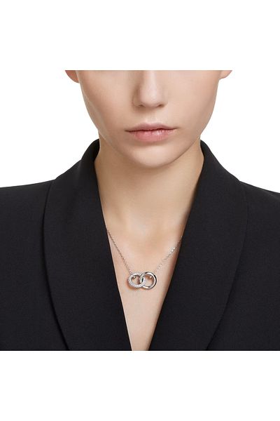 Swarovski Dextera Silberfarbene Anhänger 5670251 (LÄNGE: 38.00 - 45.00 CM)