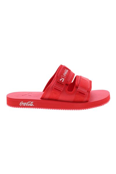 Puma Wilo COCA COLA Racing Red-Puma Whit men's red flip-flops