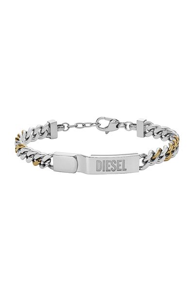 Diesel Steel Silberfarbene Armband Dx1457931