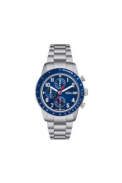 Fossil Sport Tourer Herren Uhr Silber Fs6047
