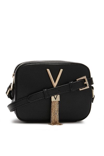 Valentino Bags Divina Damen Umhängetasche Schwarz Vbs1r409gnero/gold