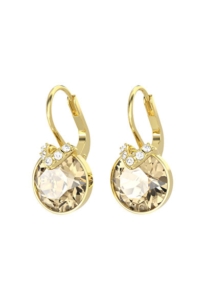 100de100Gübre Swarovski Bella Goldfarbene Ohrringe 5662093