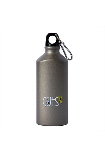 Biggdesign Cats Aluminum Water Bottle, 600 ml