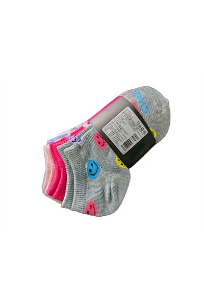 SKECHERS 6PK GIRLS BUTTERFLY Men's Multicolor Socks