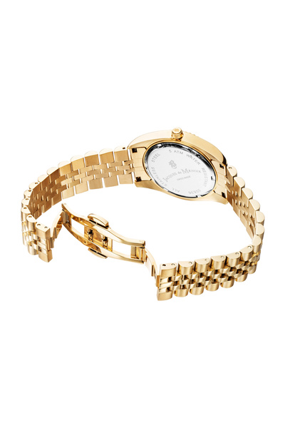 100de100Gübre Jacques du Manoir Inspiration damen Uhr Gold NRO.11