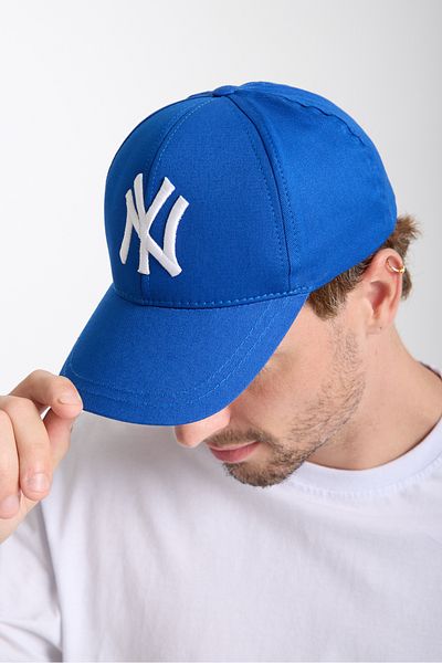 Moda Days Saxs Blue Color NY Embroidered Beyboz Hat