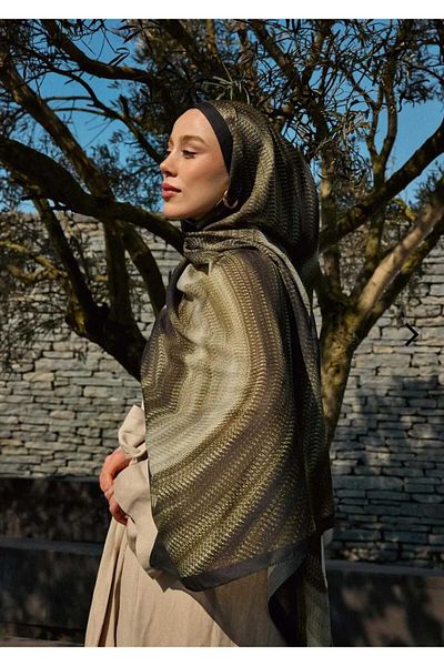 Modakaşmir Lina Khaki Shawl