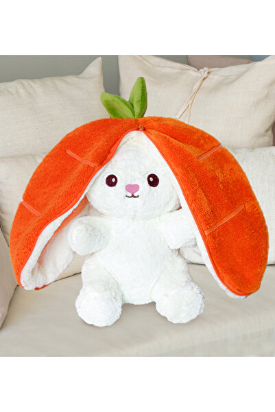 Özgüner Oyuncak Cute Plush Rabbit with Bag - Special for Lovers