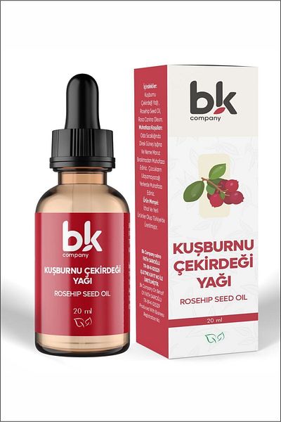 BK COMPANY Rosehip Seed Oil 100% Pure - Anti-Blemish Brightening Skin Serum 20 ml