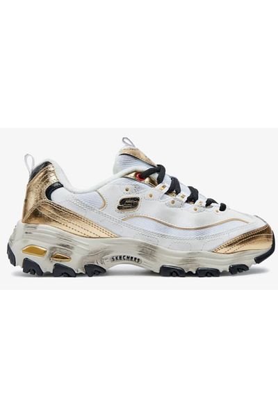 SKECHERS Teniși SKECHERS D'LITES VINTAGE VISION pentru femei, albi