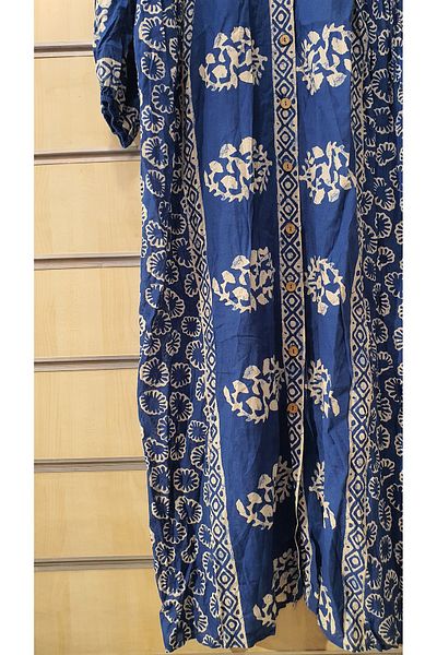 Park Moda V-Neck Cotton Shirt Dress