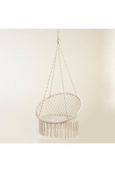 Chakra Yillo Salıncak Dekor Natural