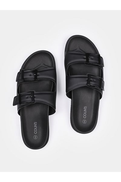 Colin's Men's Black Slippers